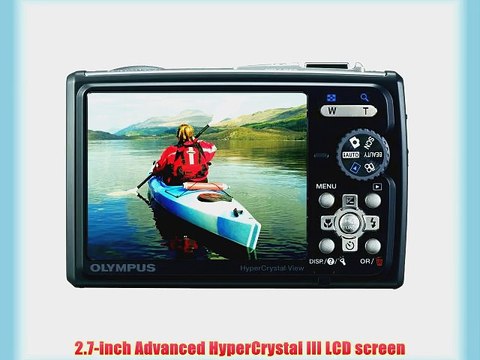 Olympus Stylus 6000 10MP Digital Camera with 3.6x Wide Angle Optical Dual Image Stabilized