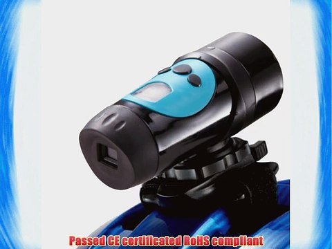Generic HD Sport Action Helmet Video Camera 720P Waterproof Color Blue