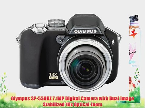 Olympus SP-550UZ 7.1MP Digital Camera with Dual Image Stabilized 18x Optical Zoom