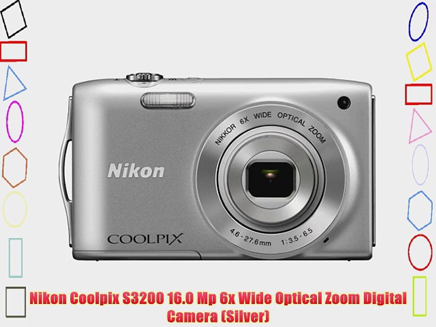 Nikon Coolpix S3200 16.0 Mp 6x Wide Optical Zoom Digital Camera (Silver) -  video Dailymotion