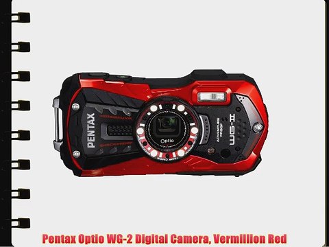 Pentax Optio WG-2 Digital Camera Vermillion Red
