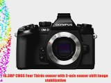 Olympus OM-D E-M1 Compact System Camera with 16MP and 3-Inch LCD (Body Only) (Black)