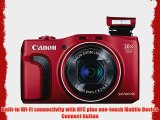 Canon PowerShot SX700 HS Digital Camera (Red)