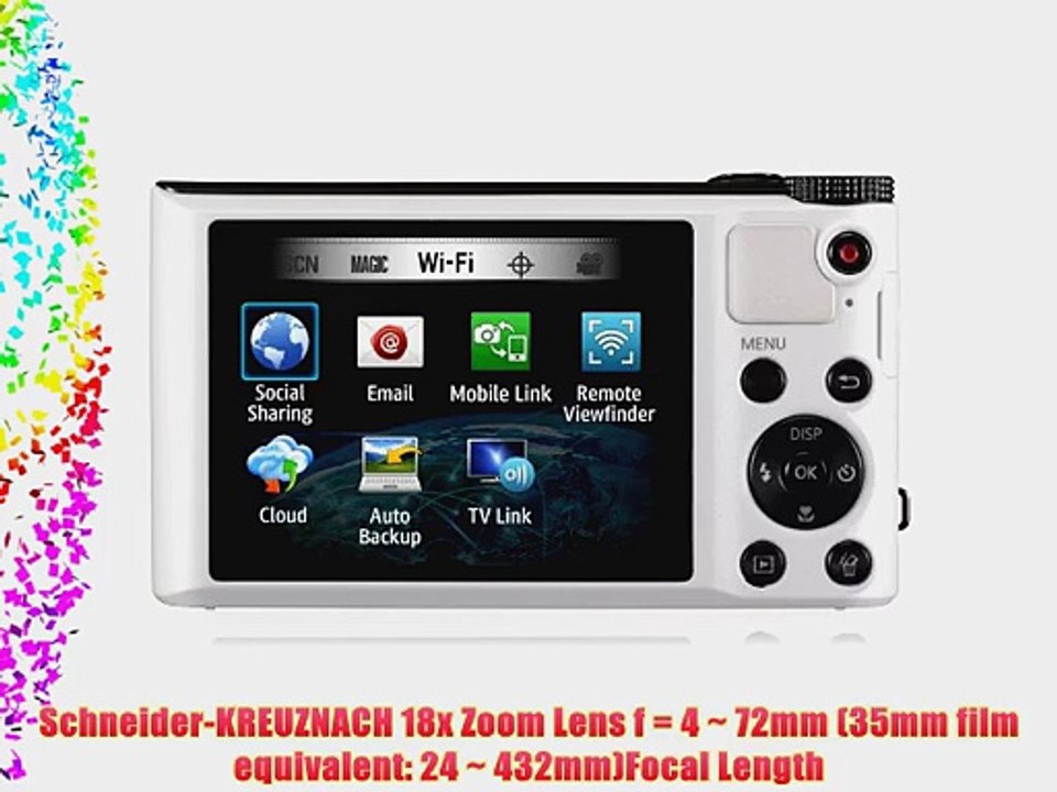 Samsung WB150F 14.2-megapixel Digital Camera - White