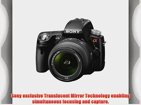 Sony Alpha SLT-a35 16 MP Digital SLR Kit with Translucent Mirror Technology and 18-55mm Lens