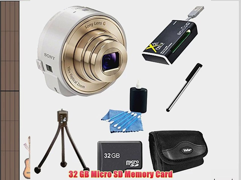 Sony DSC-QX10/W DSC-QX10 DSCQX10W QX10 QX10W (White) Smartphone Attachable 4.45-44.5mm Lens-Style