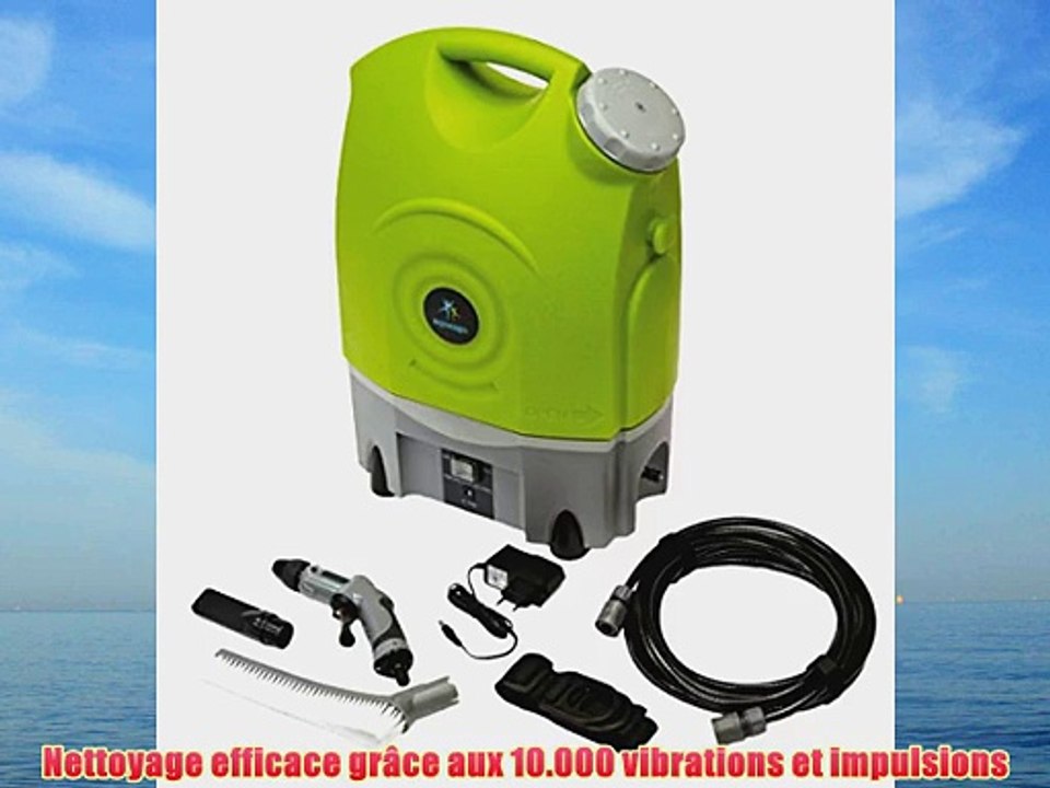 Aqua2go Nettoyeur haute pression portatif Vert 17 L