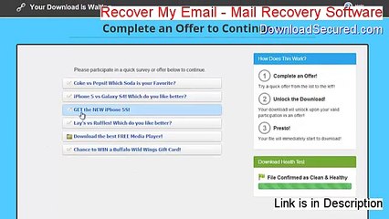 Recover My Email - Mail Recovery Software Cracked (Free of Risk Download 2015)