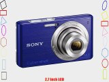 Sony Cyber-shot DSC-W610 14.1 MP Digital Camera with 4x Optical Zoom and 2.7-Inch LCD (Blue)
