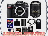 Nikon D7100 Digital SLR Camera Body with 18-300mm VR Zoom Lens   64GB Card   Backpack   Battery/Charger
