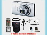 Canon PowerShot ELPH 340 HS (Silver)   32GB Memory Card   All in One High Speed Card Reader