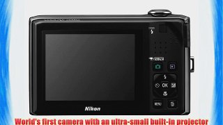Nikon Coolpix S1000pj 12.1MP Digital Camera with Built-In Projector and 5x Wide-Angle Optical