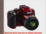 Nikon COOLPIX P510 16.1 MP CMOS Digital Camera with 42x Zoom NIKKOR ED Glass Lens and GPS Record