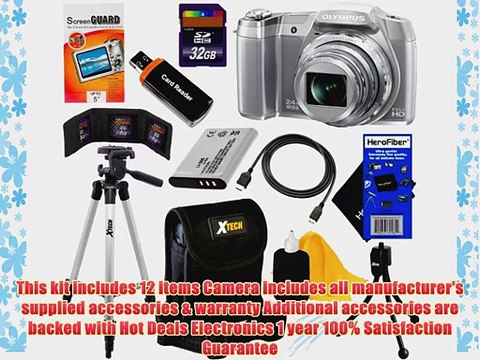 Olympus Stylus SZ-16 iHS Digital Camera with 24x Optical Zoom Full HD Video and 3-Inch LCD