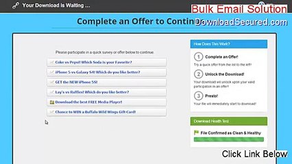 Bulk Email Solution Free Download [Instant Download]