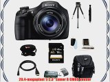 Sony DSC-HX300 20 MP Digital Camera with 16GB Accessory Bundle