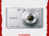 Sony Cyber-shot DSCW610 14.1 MP Digital Camera with 4x Optical Zoom and 2.7-Inch LCD (Silver)