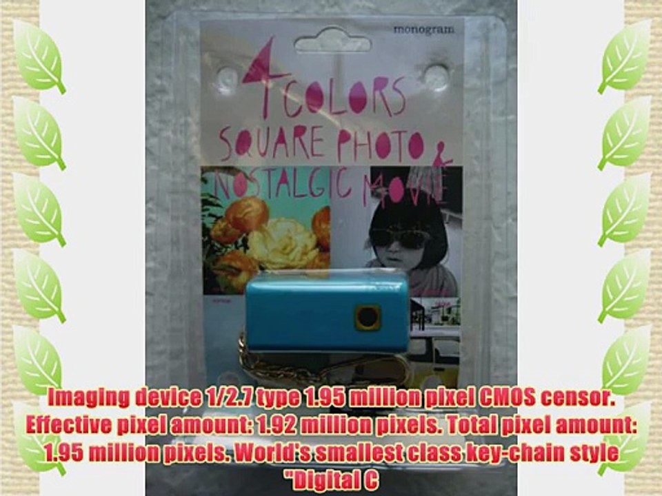 Pocket Digital Lomo Camera with Keychain SQ30m - Navy