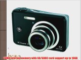 GE J1455 14MP Digital Camera with 5X Optical Zoom and 3.0-Inch LCD with Auto Brightness (Black)