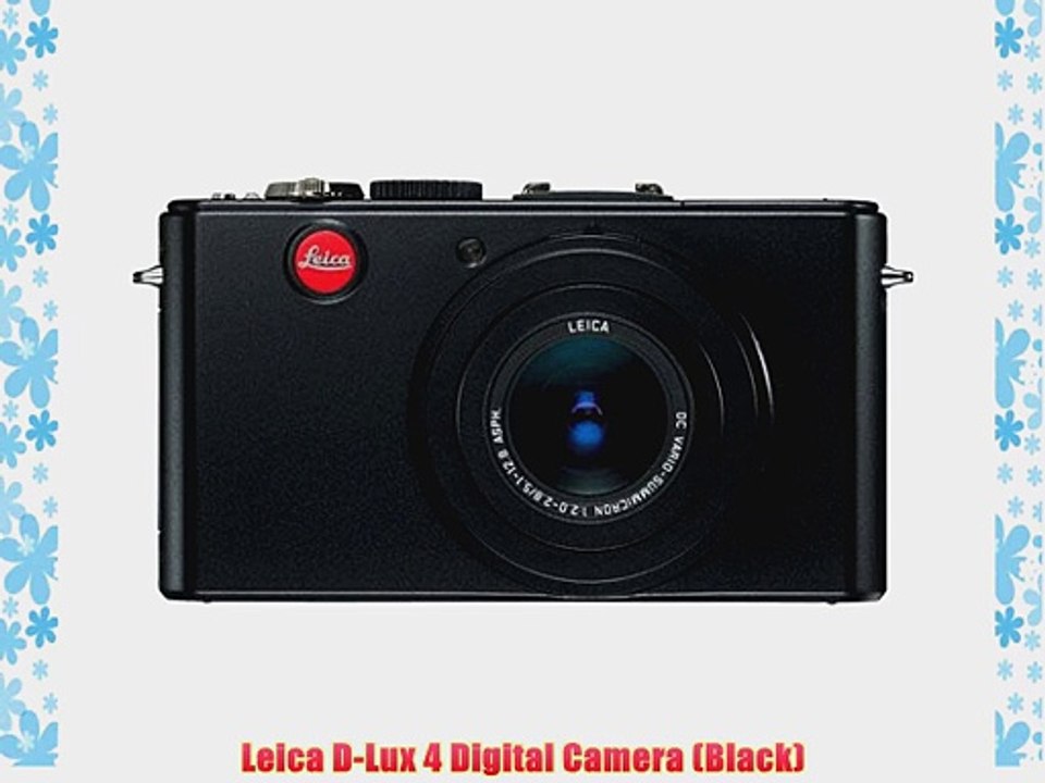 Leica D-Lux 4 Digital Camera (Black)