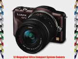 Panasonic Lumix DMC-GF3 12 MP Micro 4/3 Compact System Camera with 3-Inch Touchscreen LD and