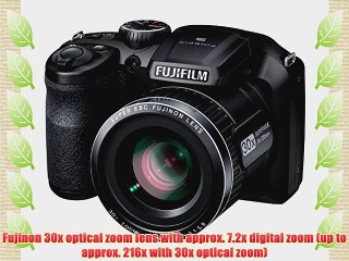 Fujifilm FinePix S4850 Black 16MP Digital Camera with 30x Optical Zoom and 3 LCD