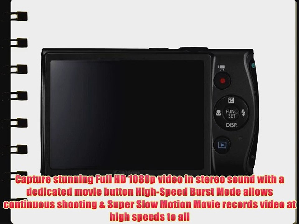 Canon PowerShot ELPH 310 HS 12.1 MP CMOS Digital Camera with 8x Wide-Angle Optical Zoom Lens