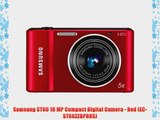 Samsung ST66 16 MP Compact Digital Camera - Red (EC-ST66ZZBPRUS)