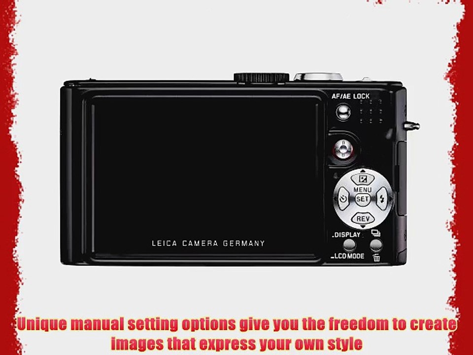 Leica D-LUX 3 10MP Digital Camera with 4x Wide Angle Optical Image Stabilized Zoom (Black)