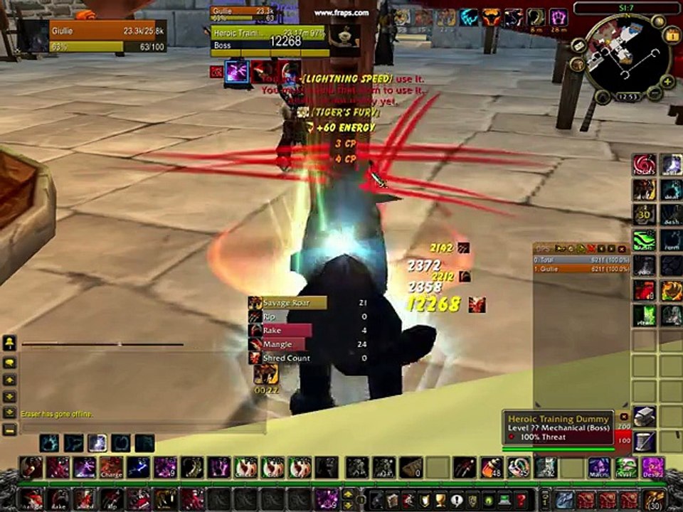 Bug Clearcasting Druid Feral 3.3.5a WoW-Brasil