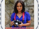 Capturing Couture 1.5 DSLR Neck Shoulder Camera Strap - Red on Pink