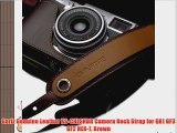 Gariz Genuine Leather XS-CHLSNBR Camera Neck Strap for GX1 GF3 GF2 NEX-7 Brown