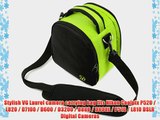 (Lime Green) Laurel VG Camera Bag w/ Removable Shoulder Strap for Nikon Coolpix P520 / L820