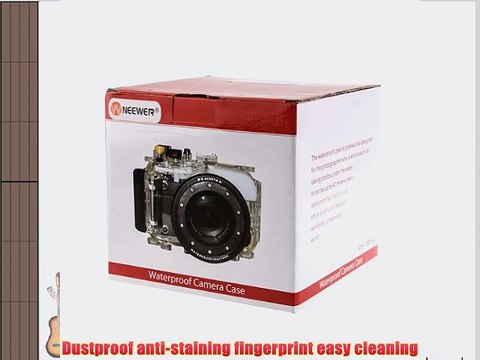 Neewer? 40M 130ft Underwater Housing Waterproof Case 1M Shockproof for Canon 600D Rebel T3i