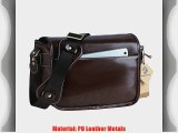 Koolertron Waterproof Vintage fashionable PU Leature DSLR Camera Bag Shoulder Messenger Bag