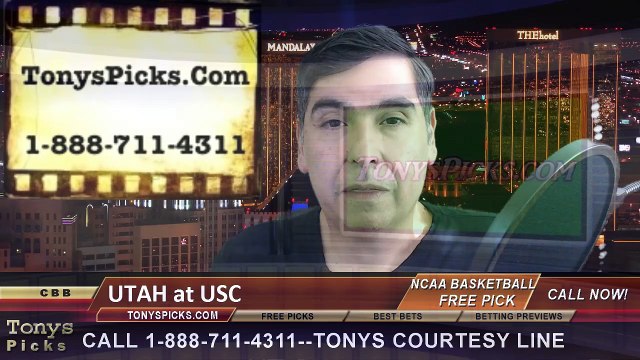 USC Trojans vs. Utah Utes Free Pick Prediction NCAA College Basketball Odds Preview 2-1-2015