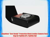 MegaGear Ever Ready Protective Black Leather Camera Case  Bag for Fujifilm XF1 Fujifilm XQ1