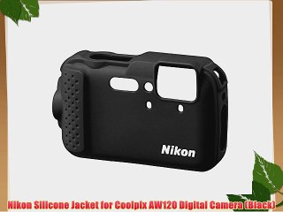 Nikon Silicone Jacket for Coolpix AW120 Digital Camera (Black)