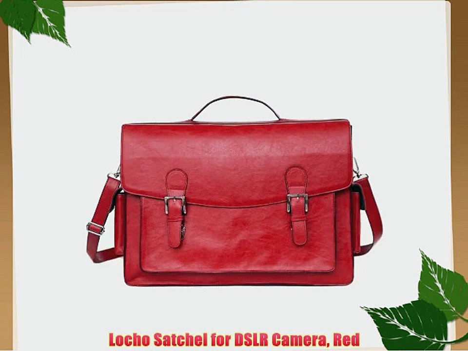 Locho Satchel for DSLR Camera Red