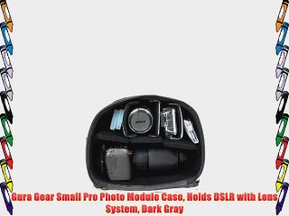 Gura Gear Small Pro Photo Module Case Holds DSLR with Lens System Dark Gray