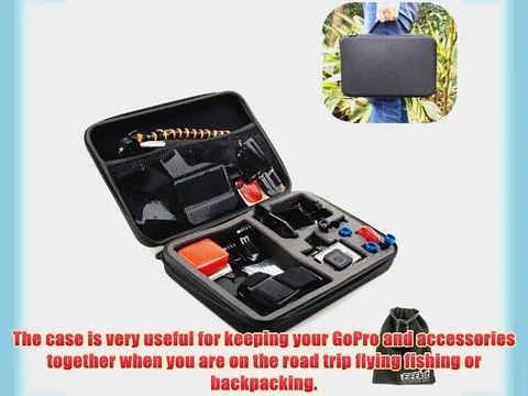 EEEKit 2 in 1 for GoPro Hero 1/2/3/3 and Accessories Travel or Home Storage EVA Carrying Protection