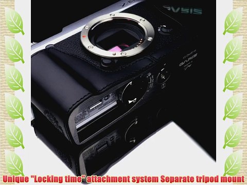 Gariz Genuine Leather XS-CHXE1BK Camera Metal Half Case for Fujifilm XE1 X-E1 Black