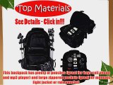 2xhome -Large Deluxe Pro Photo Studio Camera Case Carry Shoulder Travel Bag Photography Backpack