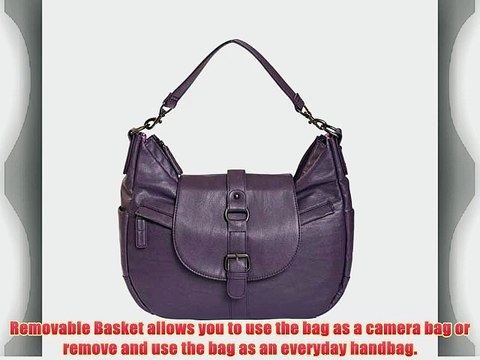 Kelly Moore B-Hobo with Removable Basket Women's Multifunction Camera Shoulder Bag - Lavender