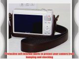 MegaGear Ever Ready Protective Dark Brown Leather Camera Case Bag for Olympus XZ-10 iHS