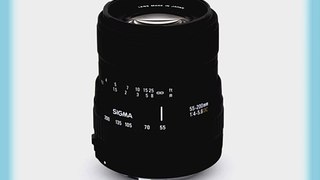 Sigma 55-200mm f/4-5.6 DC Telephoto Zoom Lens for Canon Digital SLR Cameras