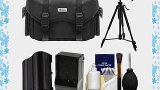 Nikon 5874 Digital SLR Camera Case - Gadget Bag with EN-EL15 Battery   Charger   Tripod   Cleaning