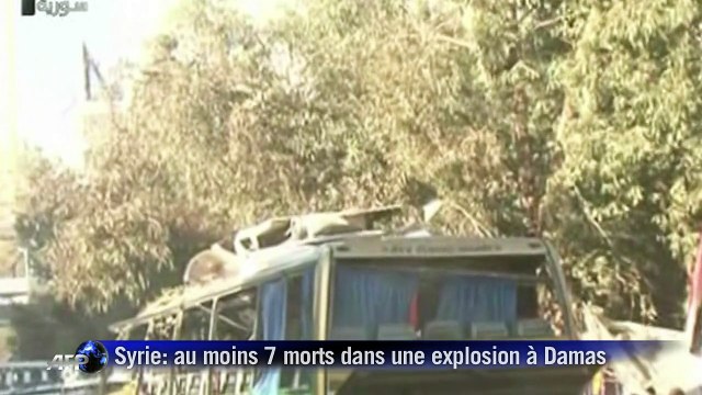 Explosion d'un bus de pèlerins chiites à Damas