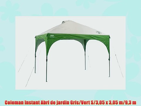 Coleman Instant Abri de jardin Gris/Vert S/305 x 305 m/93 m