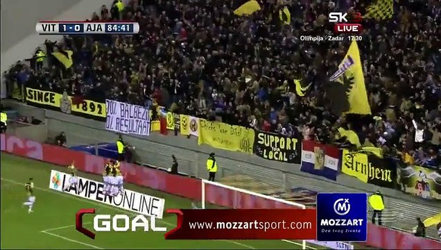 Vitesse 1 - 0 Ajax All Goals and Full Highlights 01/02/2015 - Eredivisie